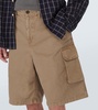 Mount herringbone cotton cargo shorts