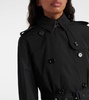 Double-breasted trench coat