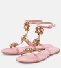 Jaipur embellished satin sandals