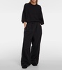 Hubert cotton wide-leg pants