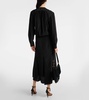 Hanane ruffled silk maxi dress