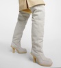 Highland shearling-lined suede knee-high boots