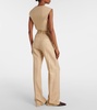 Edward silk wide-leg pants