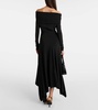 Gerla off-shoulder jersey maxi dress