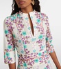 Printed cotton shirt dress 