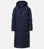 Hooded down coat