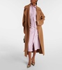 Veleno belted virgin wool coat