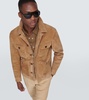 Suede field jacket