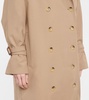 Signature cotton-blend trench coat