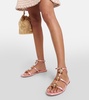 Jaipur embellished satin sandals