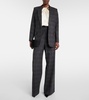 Johan wool and cashmere-blend wide-leg pants