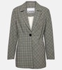 Checked blazer