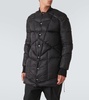 Flight quilted down jacket