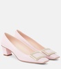 Belle Vivier 45 leather pumps 