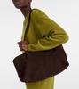 Terrasse suede shoulder bag