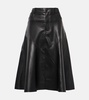 White Label Jesse faux leather midi skirt