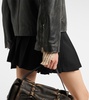 Leather biker jacket