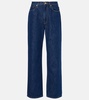 Linn high-rise straight jeans