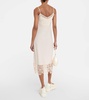 Crepe de chine slip dress