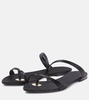 Tangier satin crepe sandals