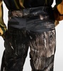 Printed low-rise straight cargo pants