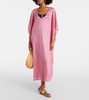 June Crochet Lame Kaftan