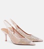 Vesper 70 embellished slingback pumps