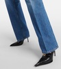 High-rise straight jeans