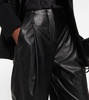 Sleek Comfort faux-leather pants