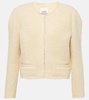 Pully wool-blend jacket