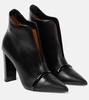 Clara leather ankle boots