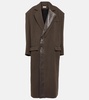 Dundee oversized wool-blend coat