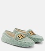 Gommino shearling loafers