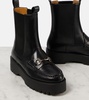 Horsebit leather Chelsea boots