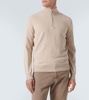 Cashmere half-zip sweater