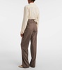 Chad virgin wool wide-leg pants