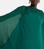 Silk-trimmed kaftan