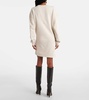 Pipper draped cotton jersey minidress