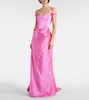 Camille satin gown