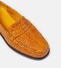 Leather loafers