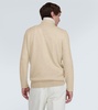 Mezzocollo Roadster cashmere half-zip sweater