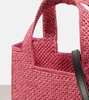 Paula's Ibiza Font Mini raffia shopper