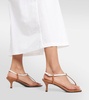 The Bicolor leather thong sandals