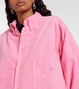 Face cotton corduroy overshirt