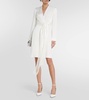 Bridal Maura satin wrap dress