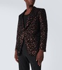 Atticus leopard-print tuxedo jacket