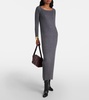 Nari ribbed-knit cashmere midi dress