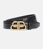 BB croc-effect leather belt