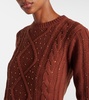 Onde cable-knit wool and cashmere sweater