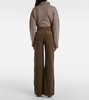 Anna cotton-blend corduroy wide-leg pants